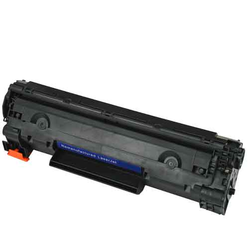 Remanufactured HP CB435A MICR Black Toner Cartridge, HP 35A