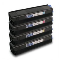 42127404, 42127403, 42127402, 42127401 Remanufactured Okidata Toner Cartridge Set