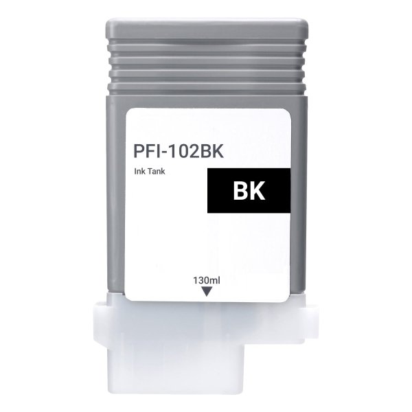 Compatible Canon PFI-102BK Black Ink Cartridge