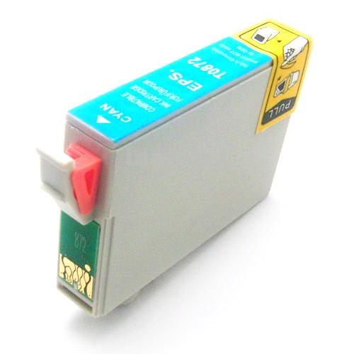 Remanufactured Epson T0872 Cyan Ink Cartridge (T087220)