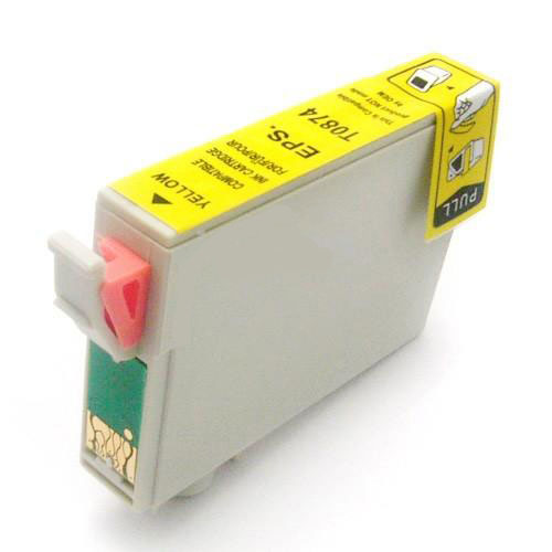 Remanufactured Epson T0874 Yellow Ink Cartridge (T087420)