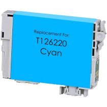 Epson T126 Remanufactured Cyan Ink Cartridge