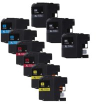 Compatible Set of 9 for Brother LC103: 3 Black and 2 each Magenta, Cyan, Yellow Cartridges