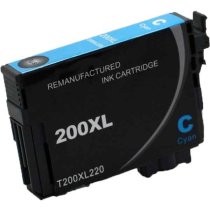 Remanufactured Epson 200XL Cyan High Yield Ink Cartridge