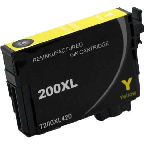 Remanufactured Epson 200XL Yellow High Yield Ink Cartridge