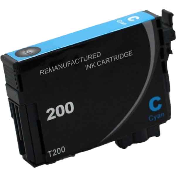 Remanufactured Epson 200 Cyan Ink Cartridge