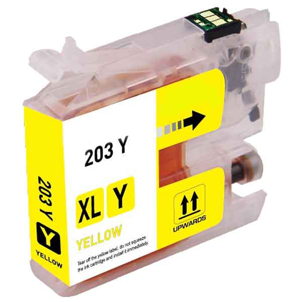 Compatible Brother LC203Y Yellow Ink Cartridge