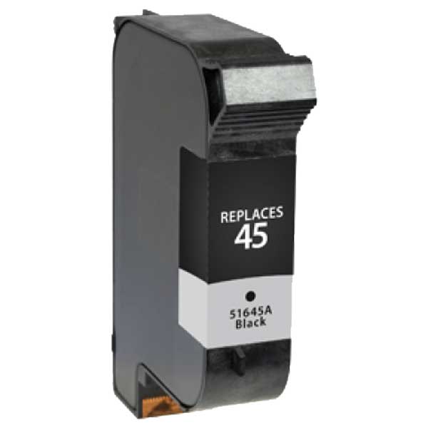 Remanufactured HP 45 Black Ink Cartridge