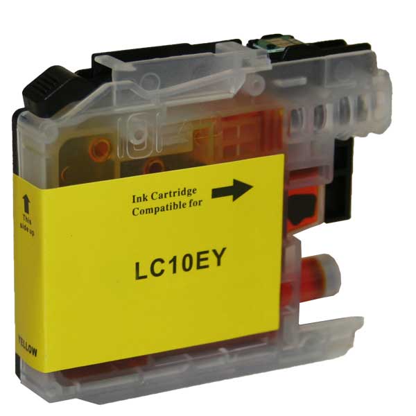 Compatible for Brother LC10EY Yellow Ink Cartridge