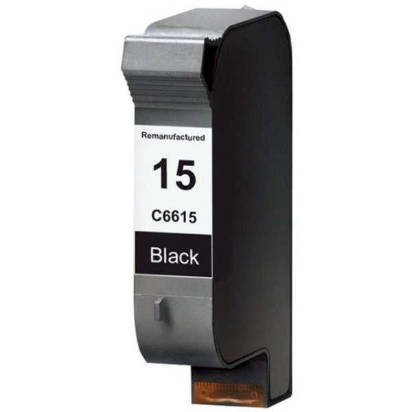 Remanufactured HP 15 Black Ink Cartridge