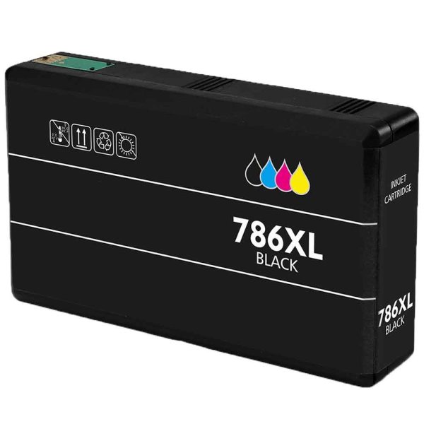 KLM Remanufactured Epson T786XL Black Ink Cartridge T786XL120