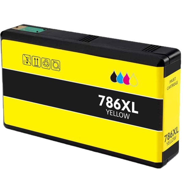 KLM Remanufactured Epson T786XL Yellow Ink Cartridge T786XL420