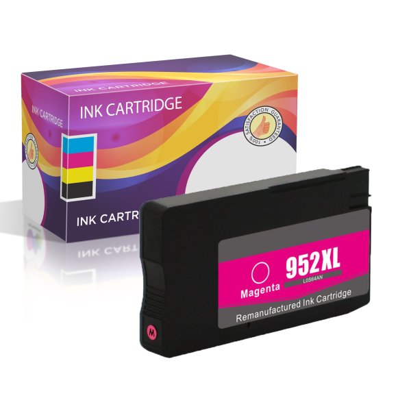 HP 952XL High-Yield Magenta Remanufactured Ink Cartridge