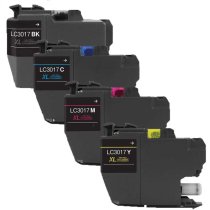 Compatible Brother LC3017 Ink Cartridge - 4 Color Brother LC3017BCMY Inkjet Cartridges