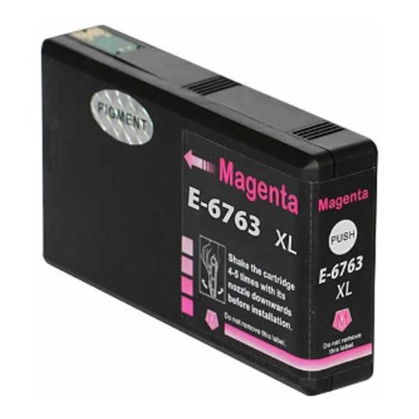 KLM Remanufactured Epson 676XL Magenta Ink Cartridge T676XL320