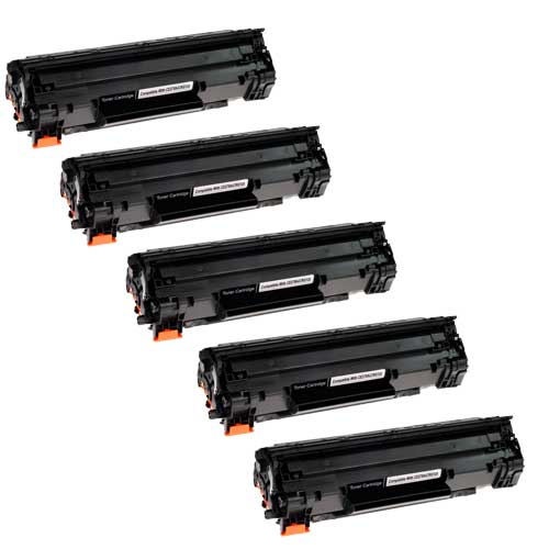 Compatible Canon 128 Toner Cartridge - 5 pack