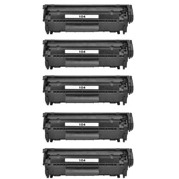 Compatible for Canon 104 Toner Cartridges - 5 pack