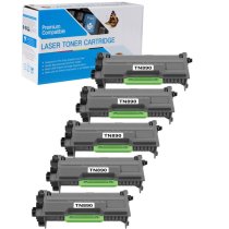 Compatible Brother TN890 Toner Cartridges - 5 pack