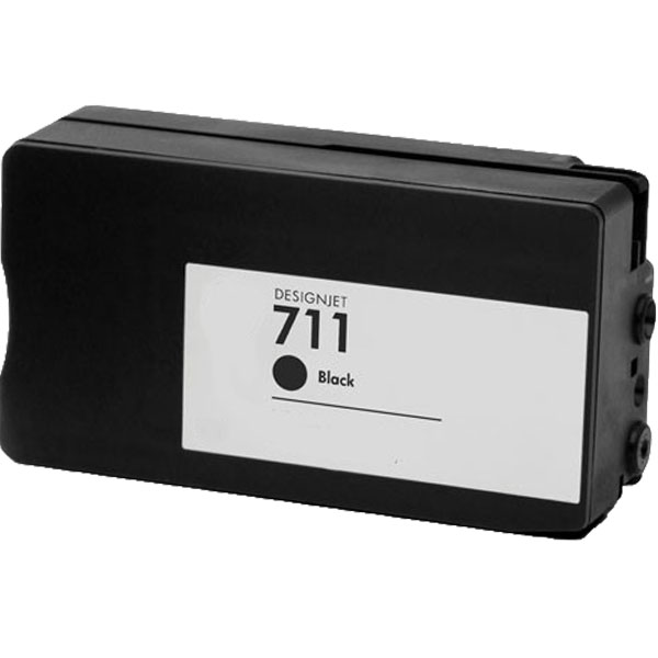 KLM Remanufactured HP 711 Black Ink Cartridge (CZ133A)