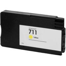 KLM Remanufactured HP 711 Yellow Ink Cartridge (CZ132A)