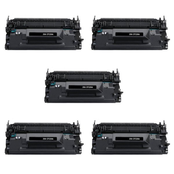 Compatible HP 26A Toner Cartridges - 5 pack