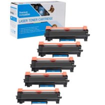 Compatible Brother TN730 Toner Cartridges - 5 pack