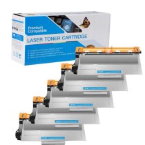 Compatible Brother TN720 Toner Cartridges - 5 pack