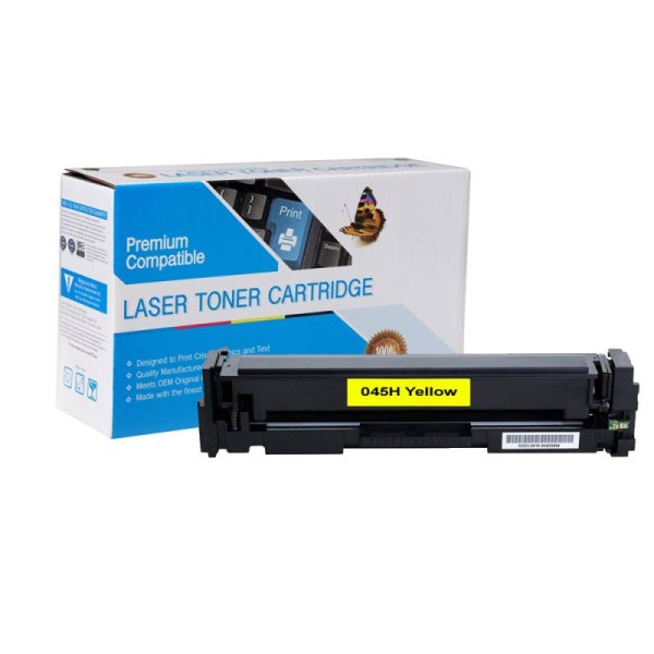 Canon 045H Compatible Yellow Toner Cartridge