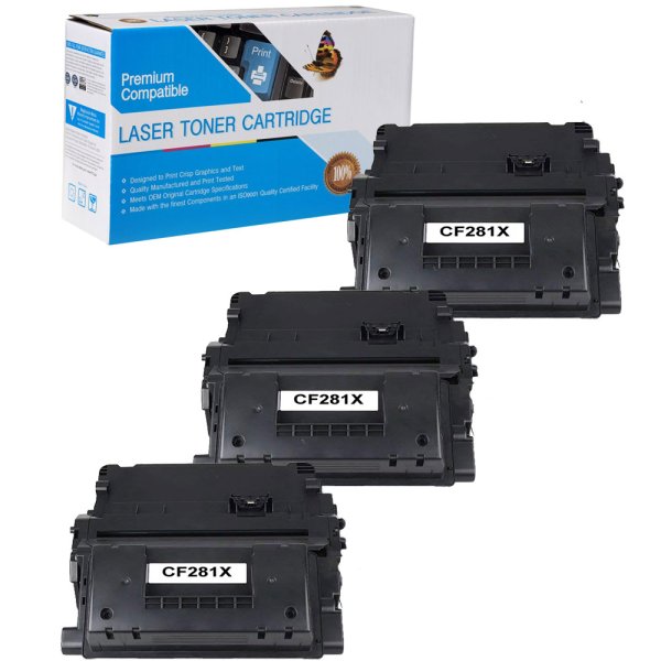 Compatible HP 81X Toner Cartridges - 3 pack