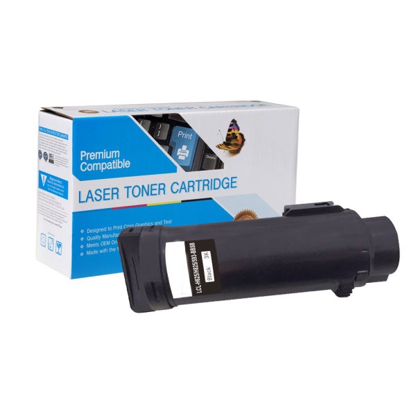 Compatible DELL 593-BBOW Black Toner Cartridge