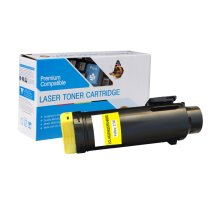 Compatible DELL 593-BBOZ Yellow Toner Cartridge