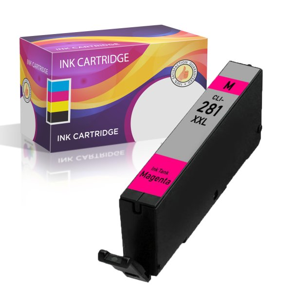 Canon 281XXL Magenta Compatible Ink Cartridge, Super High-Yield (1981C001)