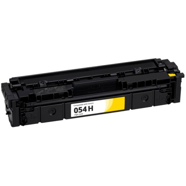 Compatible Canon 054H High Capacity Yellow Toner Cartridge