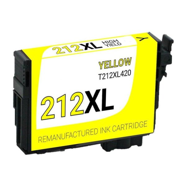 Epson 212XL Yellow Remanufactured High Capacity Ink Cartridge