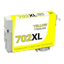 Epson 702XL Yellow Remanufactured High Capacity Ink Cartridge