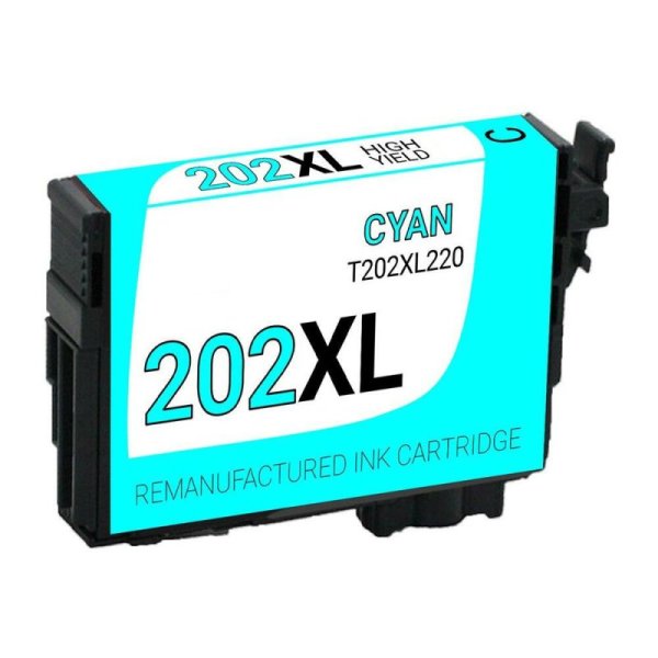 Epson 202XL Cyan Remanufactured High Capacity Ink Cartridge