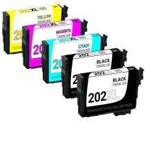 Remanufactured Epson 202XL Ink Cartridge 5-Pack Combo