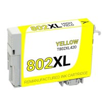 Epson 802XL Yellow Remanufactured High Capacity Ink Cartridge