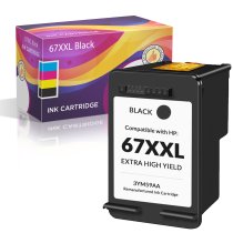 Replacement HP 67XXL Black Ink Cartridge