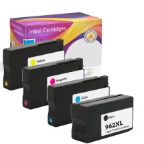 Remanufactured HP 962XL Ink Cartridges, High-Yield Set4