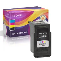 Canon 261XL Color Ink Cartridge, High Yield, Remanufactured