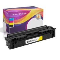 Compatible HP 206X Yellow Toner Cartridges