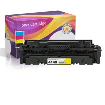 Compatible HP 414X Yellow Toner Cartridges