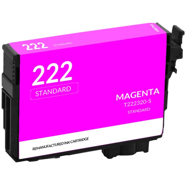 Remanufactured Epson 222XL Magenta Ink Cartridge