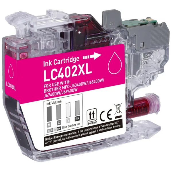 Compatible Brother LC402XL Magenta Ink Cartridge