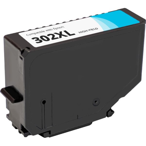 Remanufactured Epson 302XL Cyan Ink Cartridge