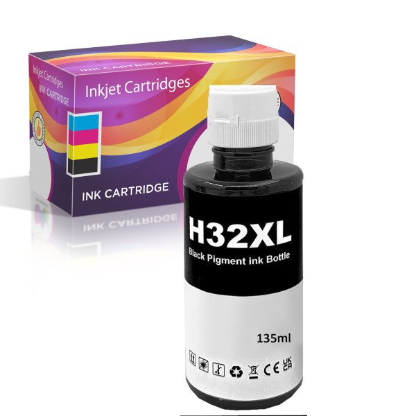 Replacement HP 32XL Black Ink Bottle