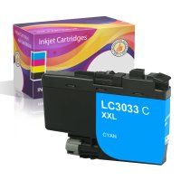 Compatible Brother LC3033 Cyan Ink Cartridge