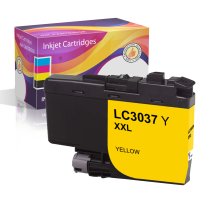 Compatible Brother LC3037 Super High-Yield Yellow Ink Cartridge