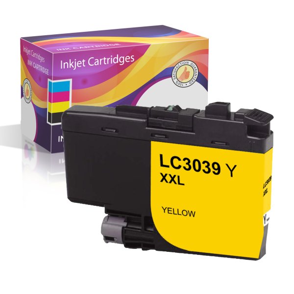 Compatible Brother LC3039 Ultra High-Yield Yellow Ink Cartridge